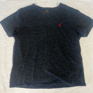 Polo Ralph Lauren T-Shirt Mens L Short Sleeve V-Neck Embroidered Pony